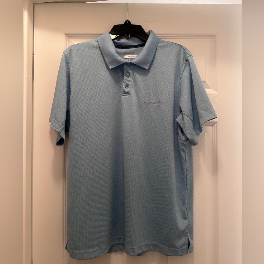 Blue Omni shade Columbia polo size large